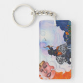 Waterverf cupid ringkat Moeder Goddess droom A Sleutelhanger (Voorkant)