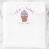 Waterverf CupKaarten Homemade Bakery Chalkboard Ronde Sticker (Tas)