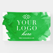 Waterverf Custom Logo Craft en Trade Show Spandoek (Horizontaal)