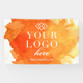 Waterverf Custom Logo Craft en Trade Show Spandoek (Horizontaal)