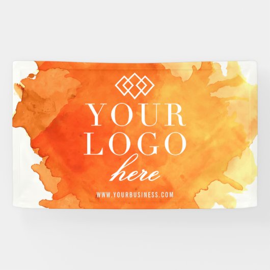 Waterverf Custom Logo Craft en Trade Show Spandoek (Horizontaal)