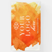 Waterverf Custom Logo Craft en Trade Show Spandoek (Verticaal)