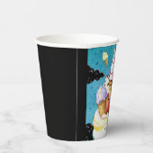 Waterverf Custom Magic Ice Cream Verjaardag Papieren Bekers (Rechts)