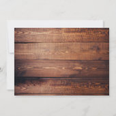 Waterverf Custom Woodland Baby shower Kaart (Achterkant)