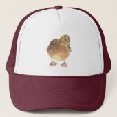 Waterverf Cute Boerderij Duck Bird Art Trucker Pet (Voorkant)
