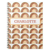 Waterverf Cute Boho Pastel Meisje Regenboog