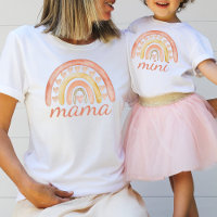 Waterverf Cute Boho Rainbow Mini Love Heart