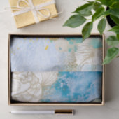 Waterverf Cute Dolphin Shell Tissuepapier (Geschenk)