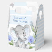 Waterverf Cute Elephant Boy Baby shower Bedankdoosjes (Geopend)