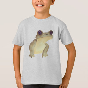 Waterverf Cute Frog T-shirt