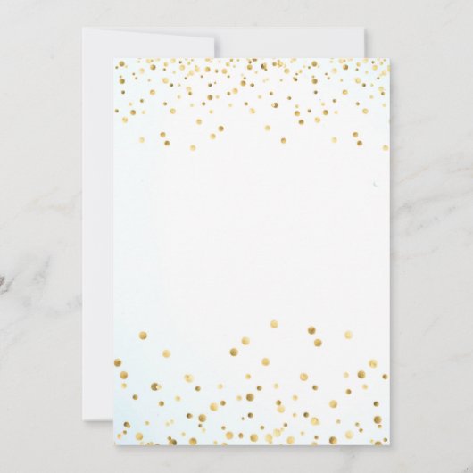 Waterverf Cute Giraffe Birthday Uitnodiging (Achterkant)