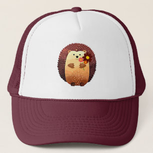 Waterverf Cute Hedégel Animal Trucker Hat Trucker Pet