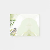 Waterverf Cute Little Chickadee Bird Wildlife Art Post-it® Notes (Voorkant)