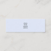 Waterverf Cute & Magical Baby Unicorn Mini Visitekaartje (Achterkant)