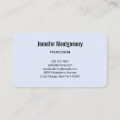 Waterverf Cute & Magical Baby Unicorn Visitekaartje (Achterkant)