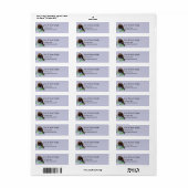 Waterverf Cute Marmot Animal Address Label (Full Sheet)
