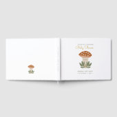 Waterverf Cute Mushroom Guest Book Gastenboek (Volledig)