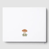 Waterverf Cute Mushroom Guest Book Gastenboek (Achterkant)