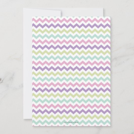 Waterverf Cute Pastel Dinosaurs Greenery Girl Kaart (Achterkant)