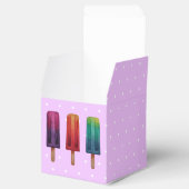 Waterverf Cute Popsiche Ice Creams Bedankdoosjes (Geopend)