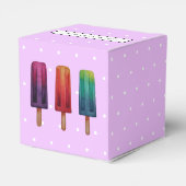 Waterverf Cute Popsiche Ice Creams Bedankdoosjes (Achterkant)
