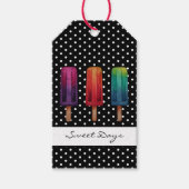 Waterverf Cute Popsiche Ice Creams Cadeaulabel (Voorkant)