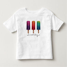 Waterverf Cute Popsiche Ice Creams Kinder Shirts