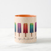 Waterverf Cute Popsiche Ice Creams Mok (Midden)