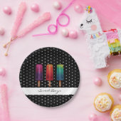 Waterverf Cute Popsiche Ice Creams Papieren Bordje (Feest)