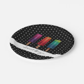 Waterverf Cute Popsiche Ice Creams Papieren Bordje (Gekanteld)