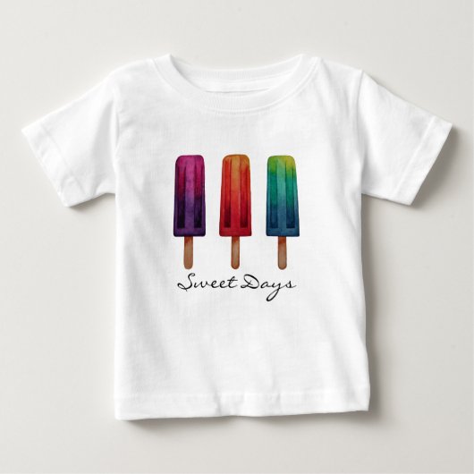 Waterverf Cute Popsicle Ijsjes (Voorkant)