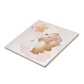 Waterverf Cute Rainbow Mouse Animal Art Ceramic T. Tegeltje (Zijkant)