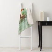 Waterverf Cute Red Squirrel Wildlife Animal Art Sherpa Deken (In situ)