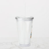 Waterverf Cute Safari Oerwoud Animals Baby shower Acryl Drinkbeker (Rechts)