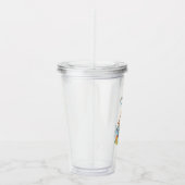 Waterverf Cute Safari Oerwoud Animals Baby shower Acryl Drinkbeker (Rechts)