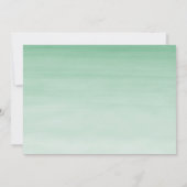 Waterverf Cute Safari Oerwoud Baby shower Kaart (Achterkant)