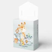 Waterverf Cute Safari Oerwoud Girl Baby shower Bedankdoosjes (Geopend)