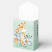 Waterverf Cute Safari Oerwoud Girl Birthday Bedankdoosjes (Geopend)