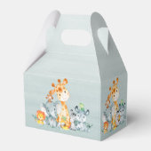 Waterverf Cute Safari Oerwouden Birthday Bedankdoosjes (Achterkant)