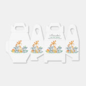 Waterverf Cute Safari Oerwouden Birthday Bedankdoosjes (Uitgevouwen)