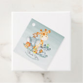 Waterverf Cute Safari Oerwouden Hartelijk dank Bedankjes Labels (In situ)