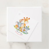 Waterverf Cute Safari Oerwouden Hartelijk dank Bedankjes Labels (In situ)