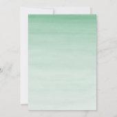 Waterverf Cute Safari Oerwouden Hartelijk dank Bedankkaart (Achterkant)