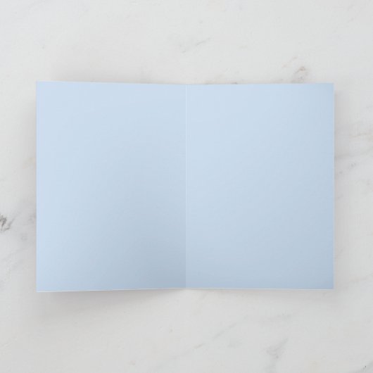 Waterverf Cute Teddy Bear Kerstfeestdag Feestdagen Kaart (Binnen)