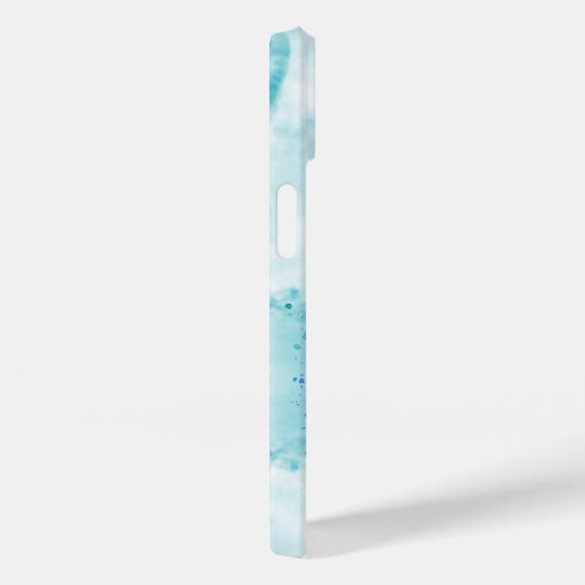 Waterverf Cute Zee Turtle Artwork Blue Case-Mate iPhone Case (Achterkant / Rechts)