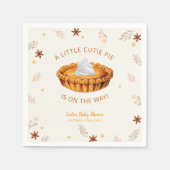 Waterverf Cutie Pie Baby shower servetten (Voorkant)