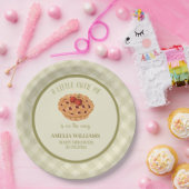 Waterverf Cutie Pie Herfst Baby shower Papieren Bordje (Feest)