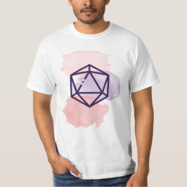 Waterverf d20 T-shirt
