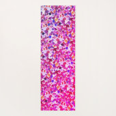 Waterverf daalt Paarse roze lederen patroon Yogamat (Achterkant)