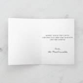 Waterverf Dachshund Vakantie krans Kerstmis Kaart (Binnen)